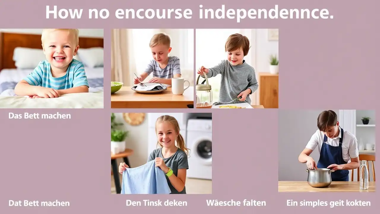 altersgerechte Verantwortungen für Kinder